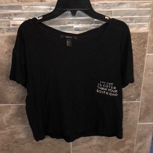 Embroidered pocket T-shirt